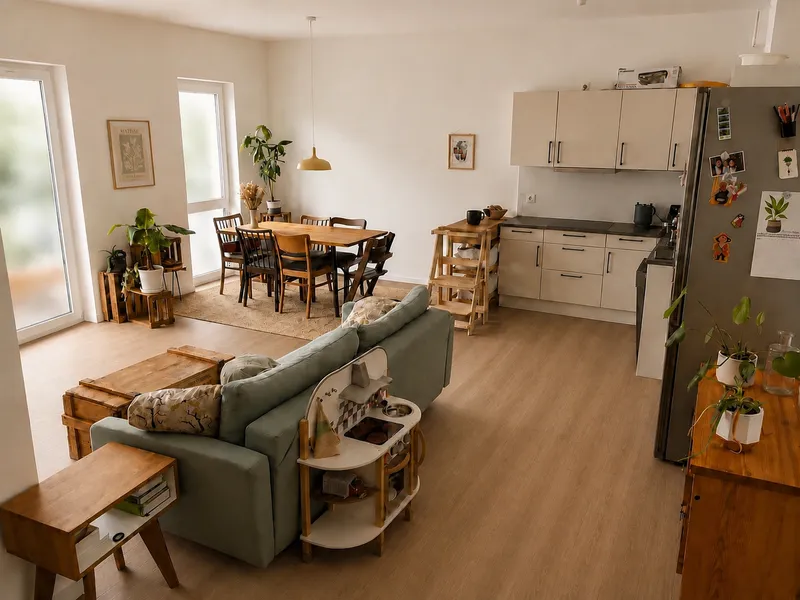 Möblierte 3-Zimmer-Wohnung mit Balkon | 01.01. bis 15.05.2027 — photo 1